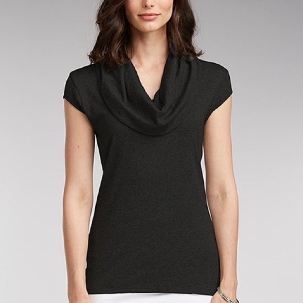 Black cowl neck T-Shirt
